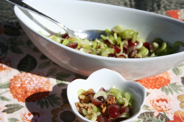 Celery Salad with Grapes and Walnuts 2013